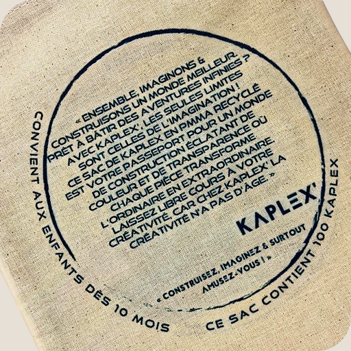 packaging Kaplex – sac 100 pièces blanc - noir
